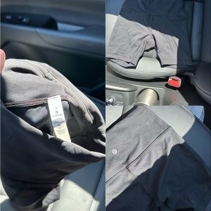 Black lulu lemon biker/ yoga shorts size 4 with tag. Never worn. 6”